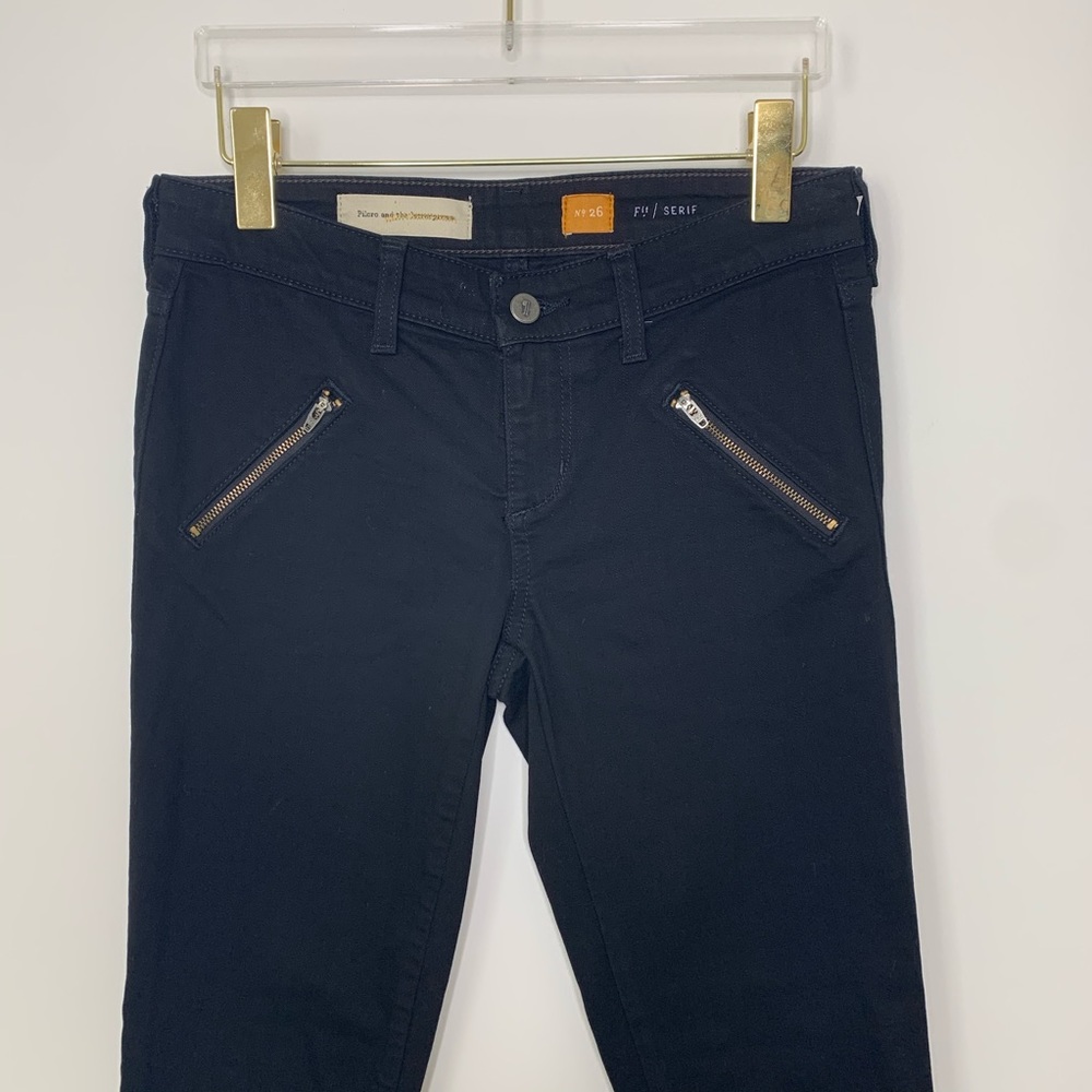 Anthropologie Pilcro Serif Ankle Zipper Jeans - Picture 3 of 6